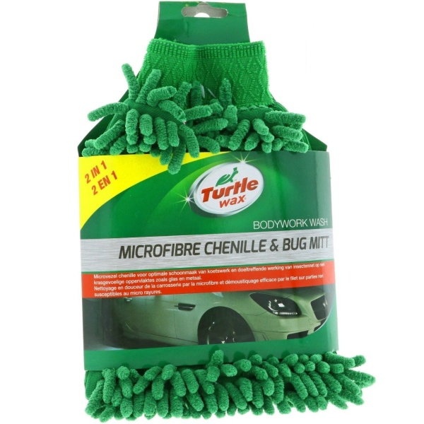 Turtle Wax Microfibre Chenille & Bug Mitt Manusa Microfibra Spalat Auto X163TD1